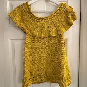 Anthropologie off shoulder sweater-top